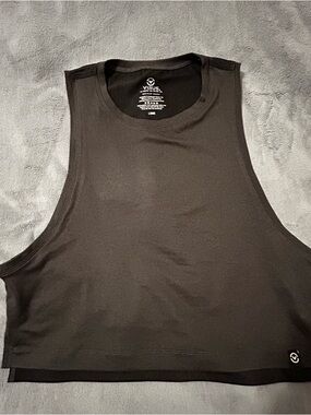 Virus Black Women's Crop Tank Top